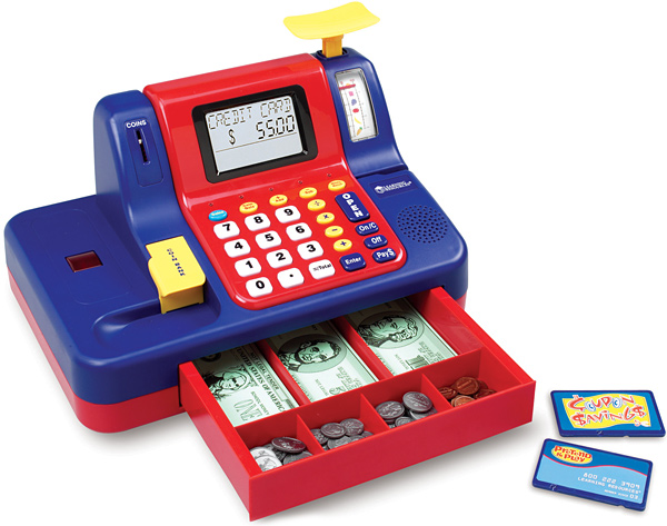 learning resources teaching cash register replacement money